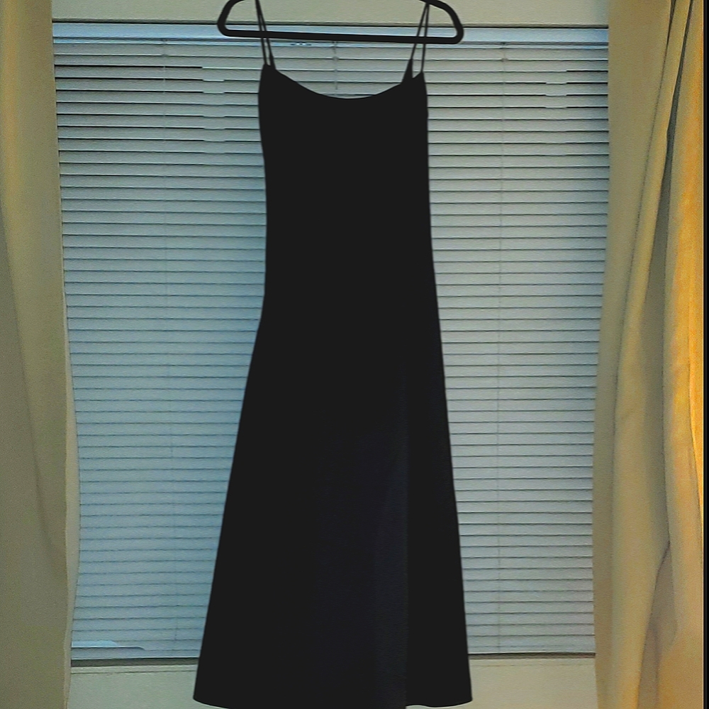 Classic Black Allen Schwartz Evening Gown